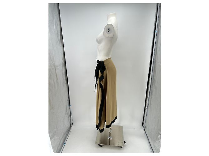 Massimo Dutti Falda beige midi - vista 4