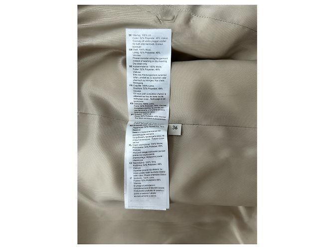 By Malene Birger Blazer beige de lana - vista 6