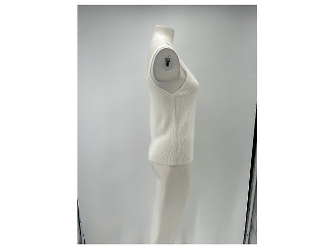 Autre Marque SPLENDID Weißes Tanktop aus Viskose - Ansicht 3