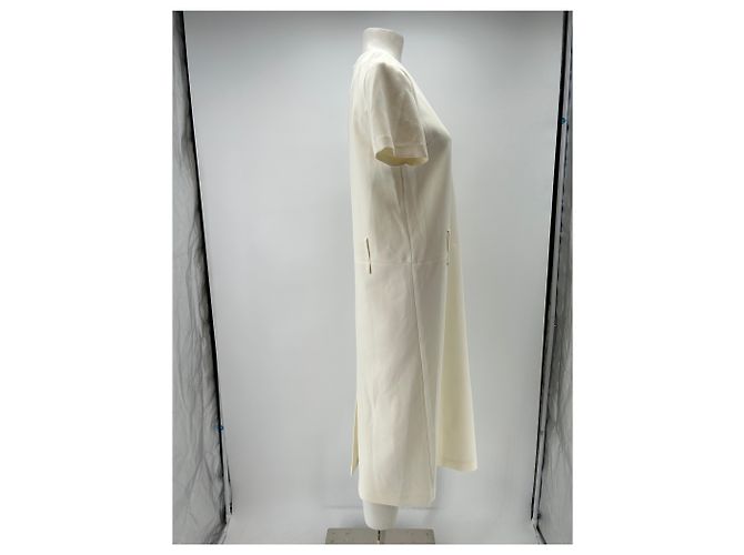 Autre Marque THE FRANKIE SHOP Maxikleid Ecru Beige - Ansicht 3