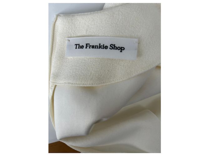 Autre Marque THE FRANKIE SHOP Maxikleid Ecru Beige - Ansicht 5