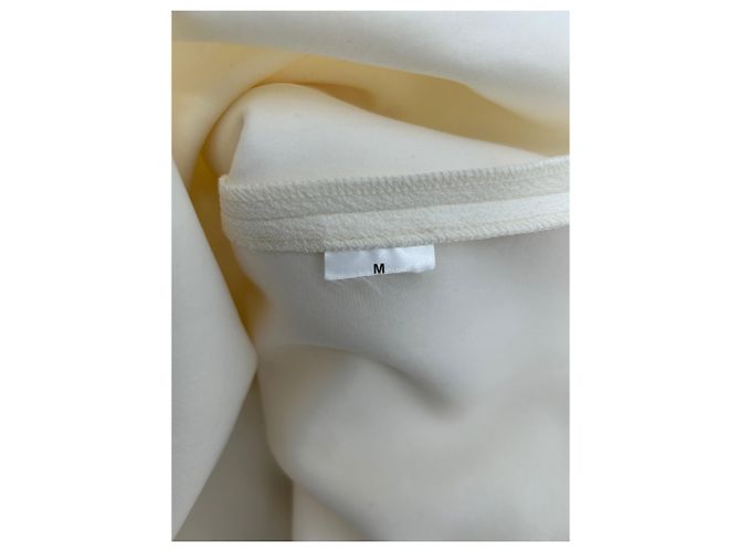 Autre Marque THE FRANKIE SHOP Maxikleid Ecru Beige - Ansicht 6