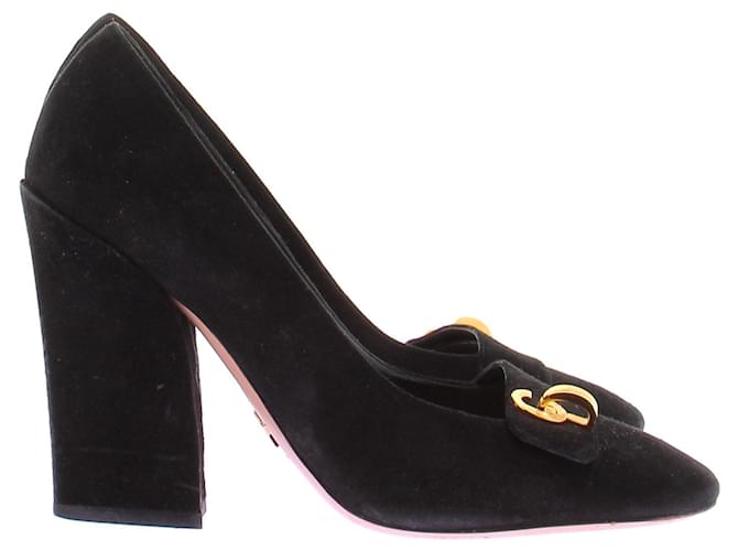 Dior Décolleté in camoscio nero - vista 2