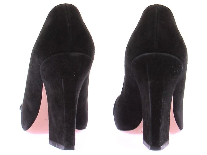 Dior Décolleté in camoscio nero - vista 5