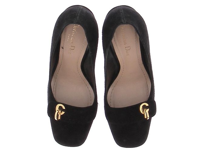 Dior Décolleté in camoscio nero - vista 6