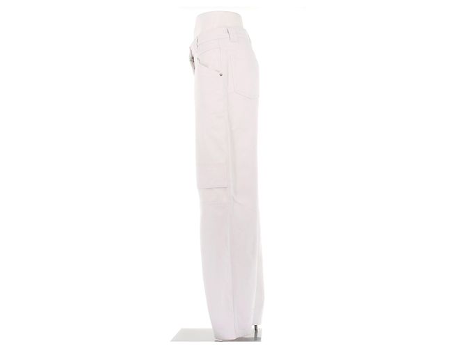 Jeans Iro bianchi in cotone taglia 38 Bianco - vista 4