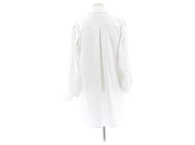 Autre Marque Camisa blanca de algodón HANANE HOTAIT Blanco - vista 2
