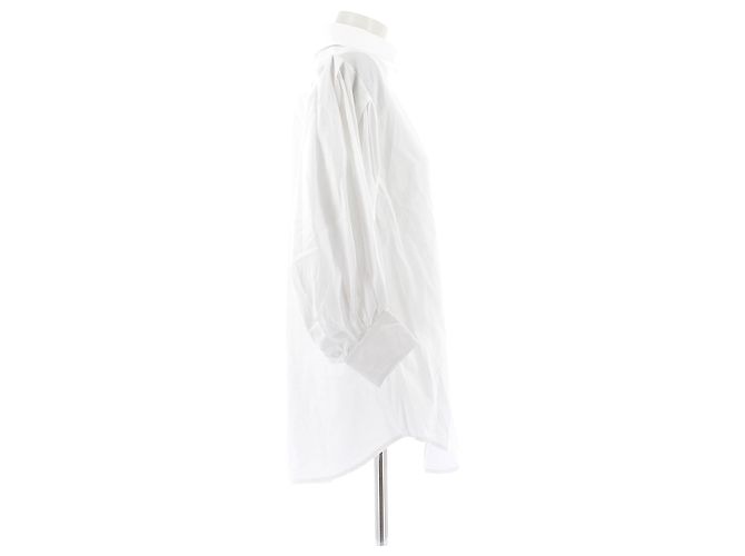 Autre Marque Camisa blanca de algodón HANANE HOTAIT Blanco - vista 3