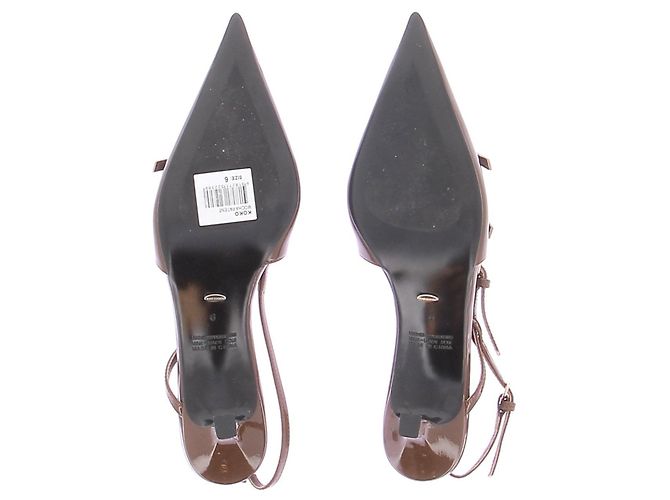 Autre Marque Lackleder Slingback Braun - Ansicht 7