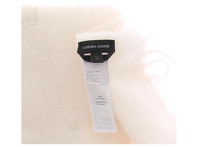 Canada Goose Sciarpa in lana beige - vista 7