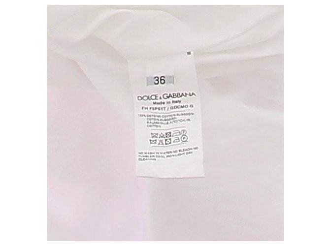 Camicia Tie-Dye Dolce & Gabbana Bianca e Nera Bianco - vista 7