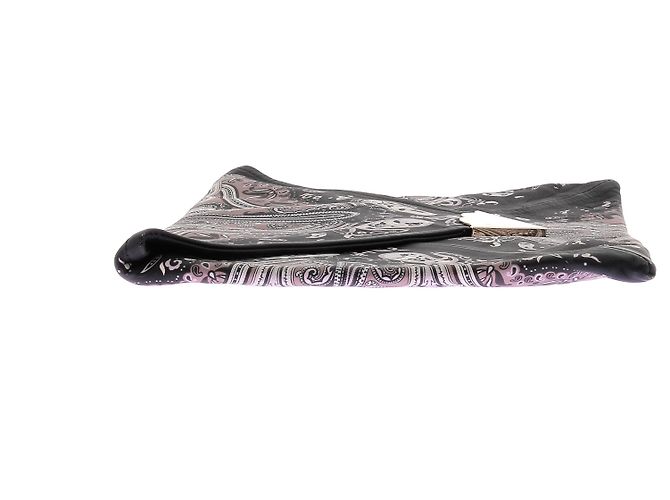 Pochette a busta Etro stampa bandana nera Nero - vista 3