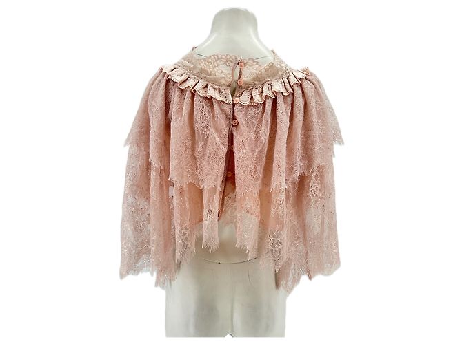 Autre Marque Top de encaje rosa - vista 2