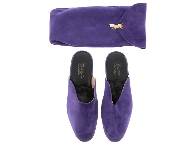 Charvet Pantofole viola Porpora - vista 8
