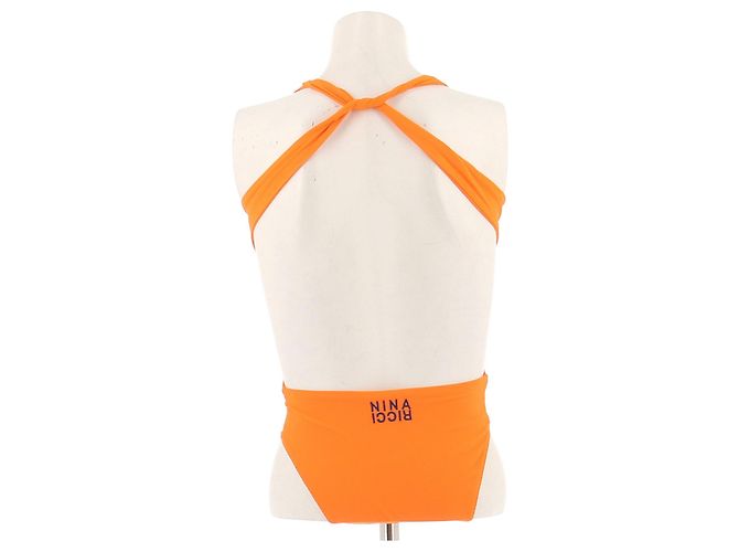 Nina Ricci Einteiliger orange Badeanzug - Ansicht 2