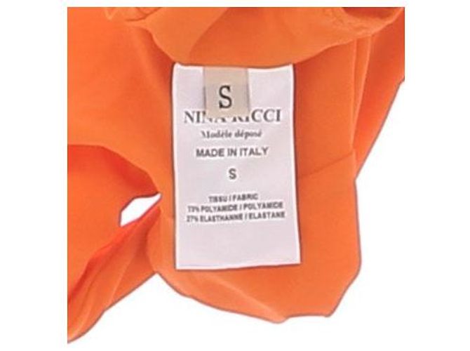 Nina Ricci Einteiliger orange Badeanzug - Ansicht 7
