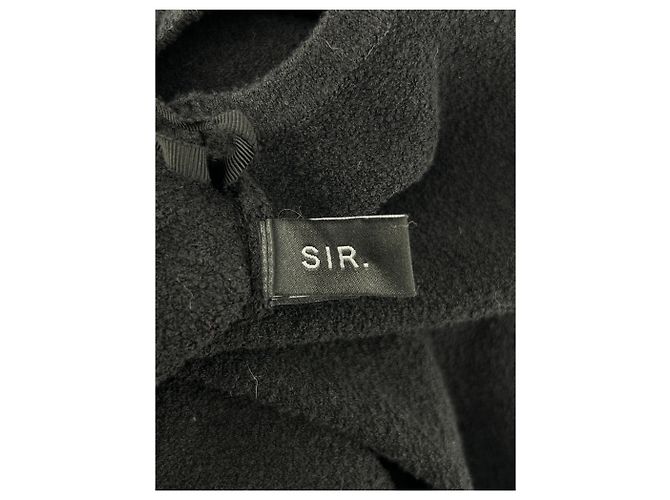 Autre Marque Vestido maxi negro sin mangas de algodón SIR - vista 5