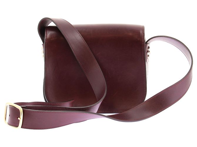 Autre Marque Borsa a tracolla bordeaux Bordò - vista 2