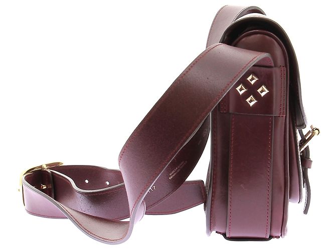 Autre Marque Borsa a tracolla bordeaux Bordò - vista 4