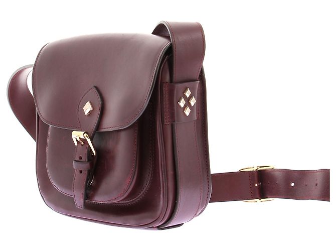 Autre Marque Borsa a tracolla bordeaux Bordò - vista 5