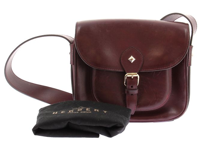Autre Marque Borsa a tracolla bordeaux Bordò - vista 8