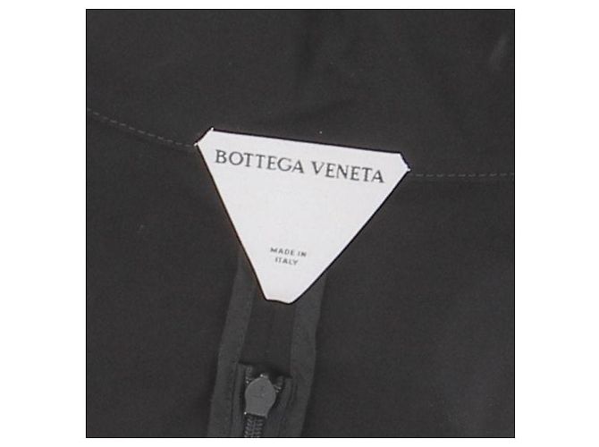 Bottega Veneta Maxi Kleid Schwarz mit Reißverschlüssen - Ansicht 3