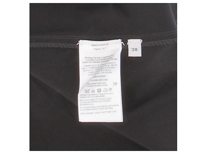 Bottega Veneta Maxi Kleid Schwarz mit Reißverschlüssen - Ansicht 4