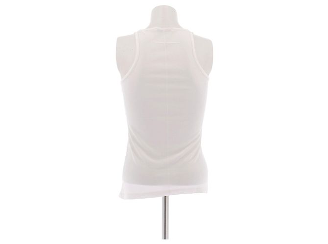 Canotta bianca Givenchy in viscosa Bianco - vista 2