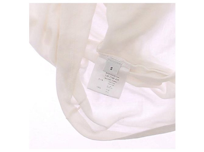 Canotta bianca Givenchy in viscosa Bianco - vista 6