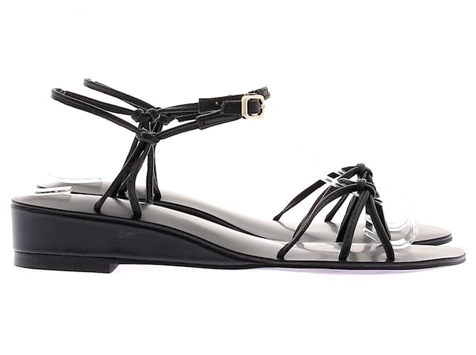 J.Crew Sandali con zeppa "Brynn" Nero - vista 2
