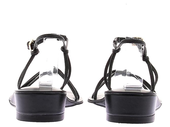 J.Crew Sandali con zeppa "Brynn" Nero - vista 5