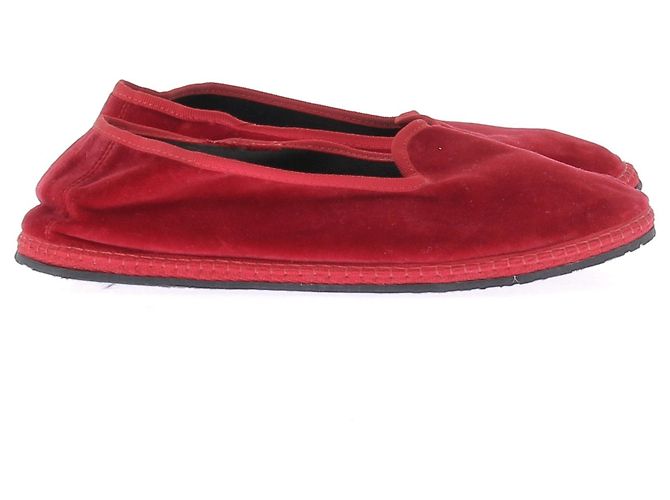 Mocassini Pierre Balmain PIEDATERRE in velluto rosso - vista 2