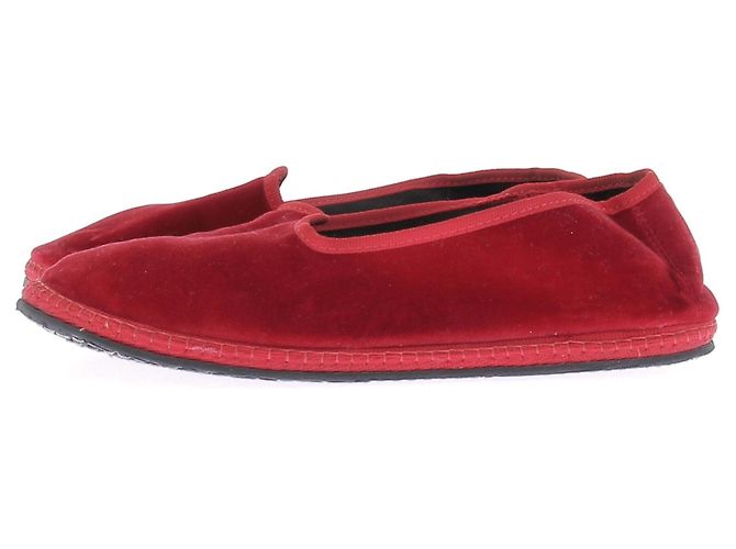 Mocassini Pierre Balmain PIEDATERRE in velluto rosso - vista 3