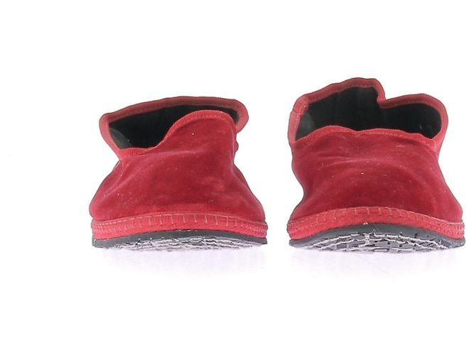 Mocassini Pierre Balmain PIEDATERRE in velluto rosso - vista 4