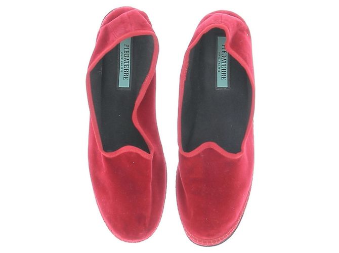 Mocassini Pierre Balmain PIEDATERRE in velluto rosso - vista 6
