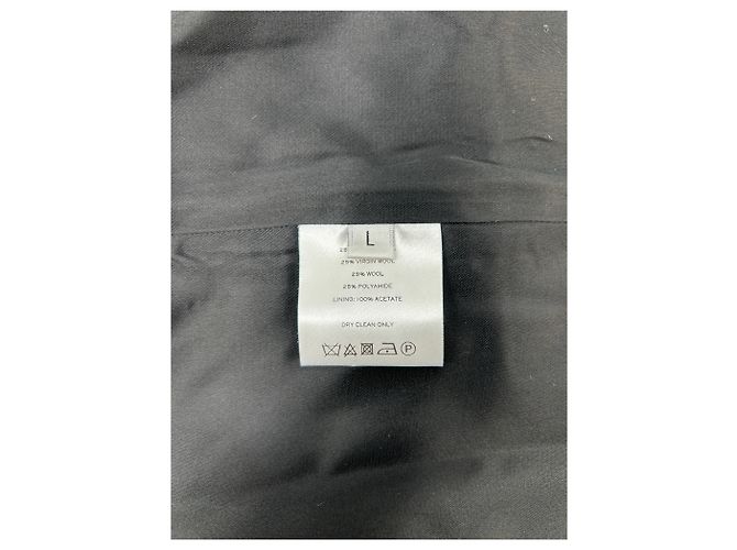 Autre Marque Abrigo largo gris en mohair - vista 7