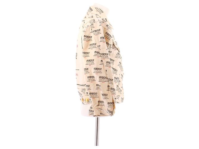 Chaqueta Gucci de algodón blanca Blanco - vista 3