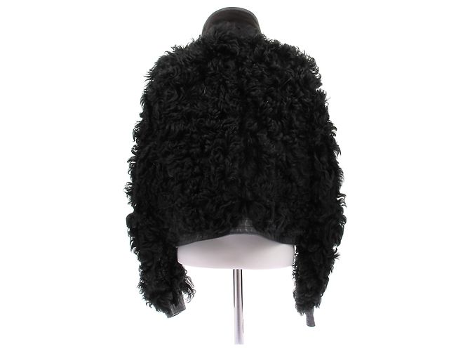 Diesel Lederjacke Schwarz - Ansicht 2
