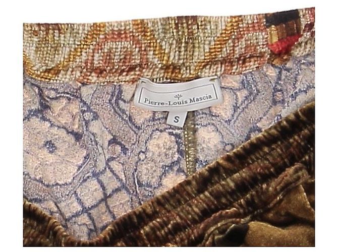 Pierre Louis Mascia Pantalón de terciopelo estampado Multicolor - vista 6