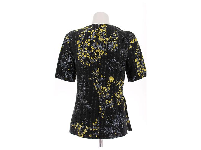 Marni Top giallo e nero in lana - vista 2