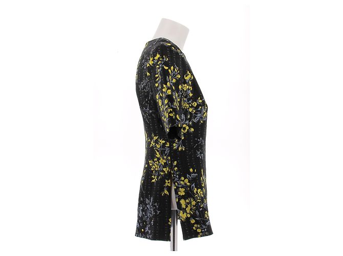 Marni Top giallo e nero in lana - vista 3