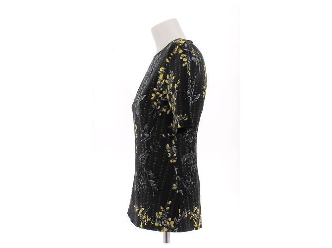 Marni Top giallo e nero in lana - vista 4