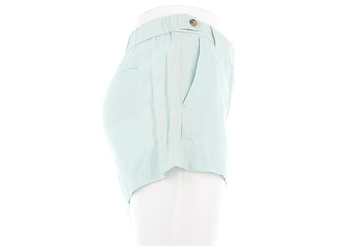 Pantaloncini in lino blu J.Crew - vista 3