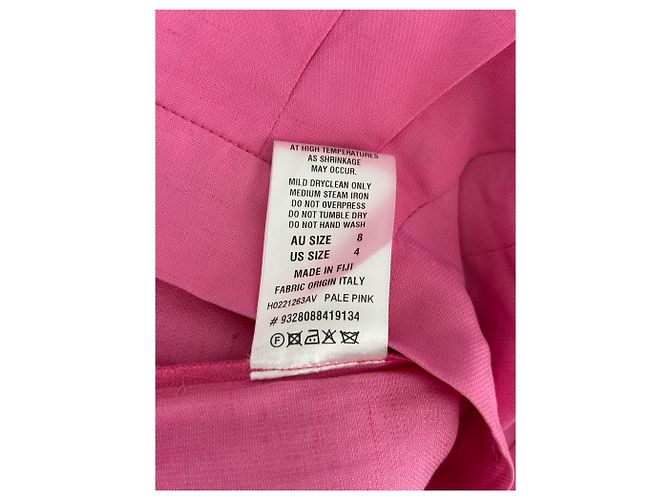 Autre Marque SCANLAN THEODORE Kurzes Kleid Rosa Viscose Pink - Ansicht 4