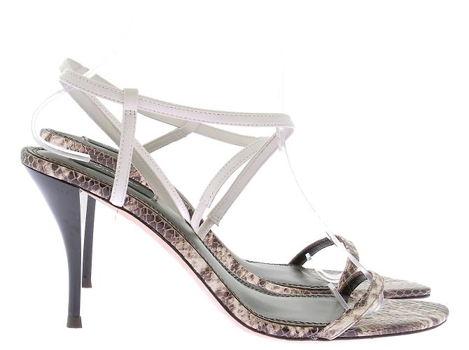 Autre Marque Sandali con tacco "Vera" Grigio - vista 2