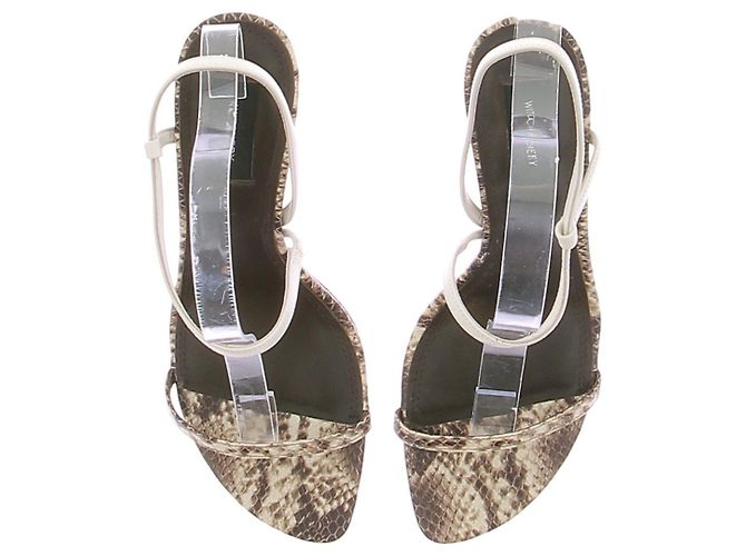 Autre Marque Sandali con tacco "Vera" Grigio - vista 6