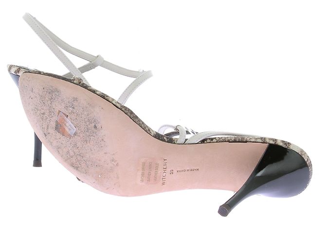 Autre Marque Sandali con tacco "Vera" Grigio - vista 7