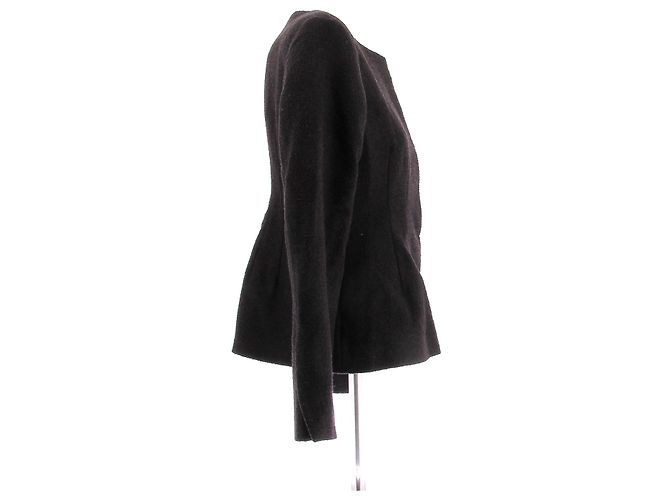 Autre Marque Brauner Wollmantel - Ansicht 3