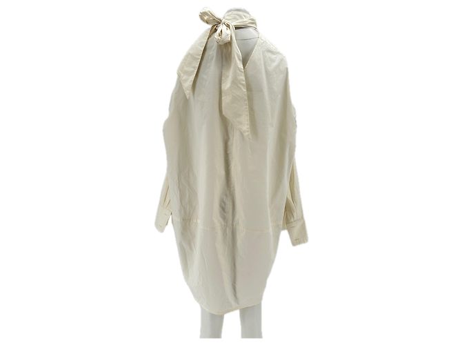 Elia Essentials. Camisa Elia Essentials ESSE beige de algodón - vista 2