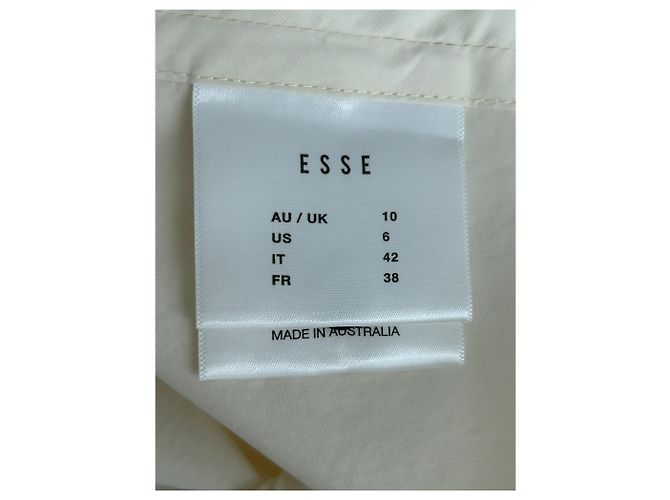 Elia Essentials. Camisa Elia Essentials ESSE beige de algodón - vista 6
